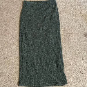 Green pencil skirt